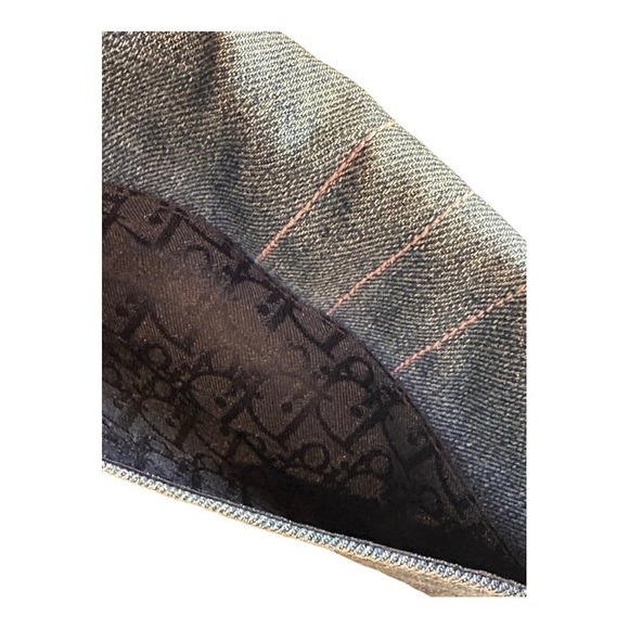 Vintage Dior Denim Long Saddle Wallet - Picture 9 of 15